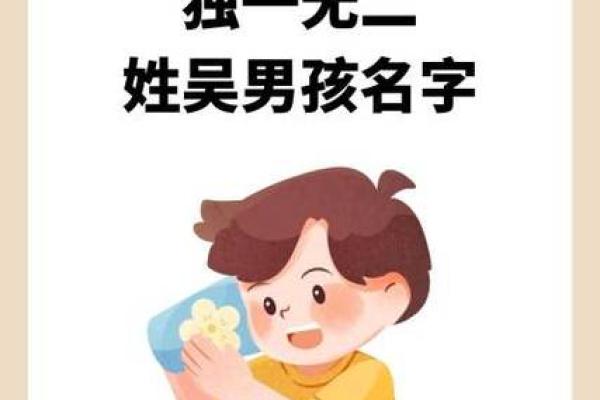 适合吴姓男孩的独特名字推荐