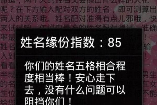 姓名测试打分让你的名字更具独特魅力