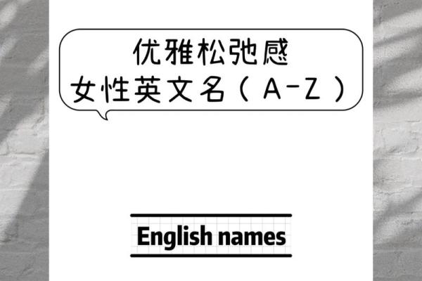 英文公司名字的选择：如何让企业脱颖而出