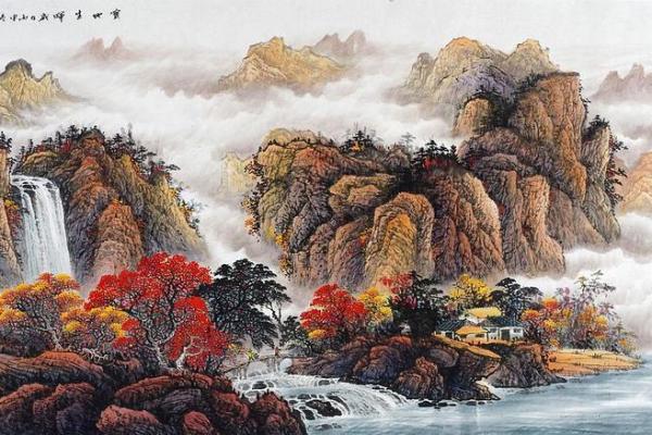 办公室风水秘宝，竖版风水画大全，助你事业腾飞