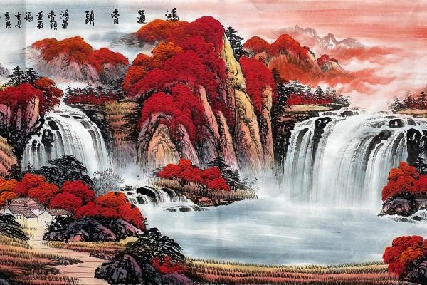 办公室风水秘宝，竖版风水画大全，助你事业腾飞