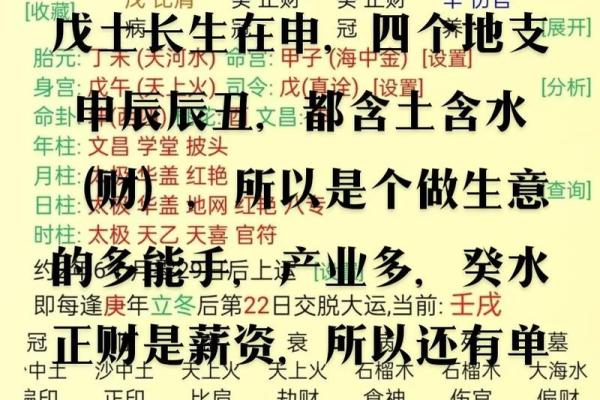 戊土在地支中的象征意义