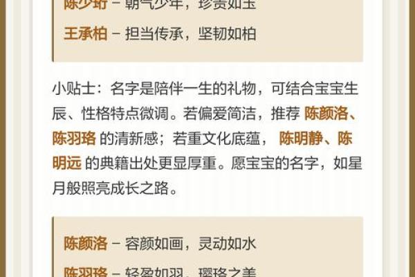 古宝宝取名灵感集 古宝宝取名灵感集
