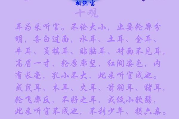 耳型识人：揭秘面相中耳朵形状的奥秘