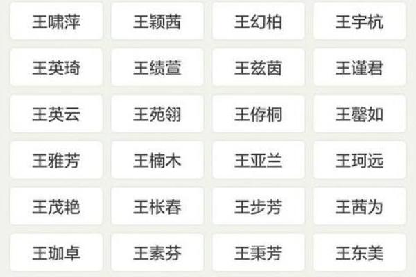 王姓鸡宝宝名字精选 王姓鸡宝宝名字精选