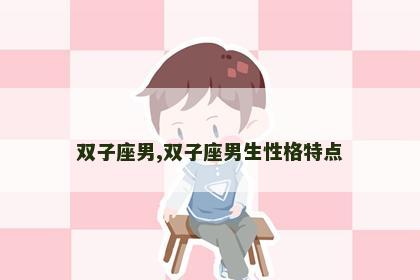 双子座男,双子座男生性格特点