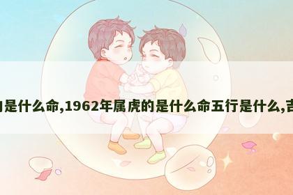 1962年属虎的是什么命,1962年属虎的是什么命五行是什么,吉祥颜色和数字