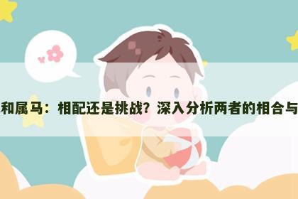 属鼠和属马：相配还是挑战？深入分析两者的相合与冲突