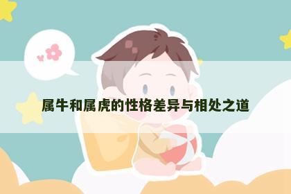 属牛和属虎的性格差异与相处之道