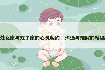处女座与双子座的心灵契约：沟通与理解的桥梁