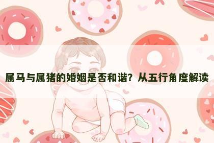 属马与属猪的婚姻是否和谐？从五行角度解读