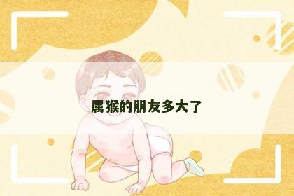 属猴的朋友多大了