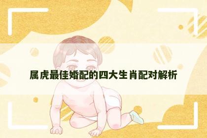 属虎最佳婚配的四大生肖配对解析 属虎最佳婚配的四大生肖配对解析