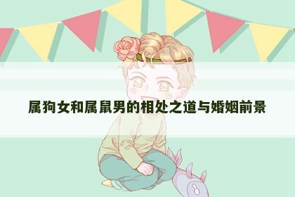 属狗女和属鼠男的相处之道与婚姻前景 属狗女和属鼠男的相处之道与婚姻前景