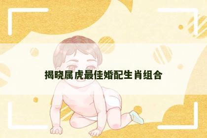揭晓属虎最佳婚配生肖组合 揭晓属虎最佳婚配生肖组合